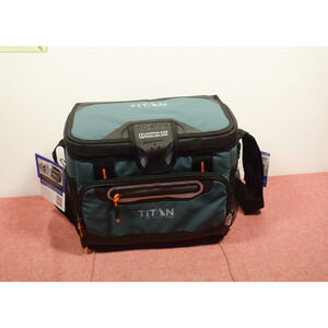 Titan by Arctic Zone Deep Freeze Zipperless Hardbody 8qt Cooler Jungle Hunt